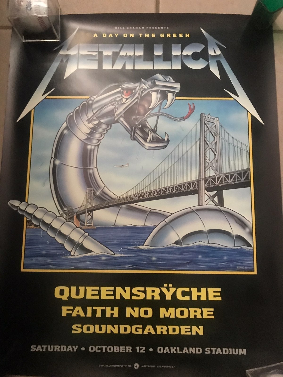 Metallica Day On The Green Vintage Posts