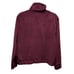 BCBGMAXAZRIA Women's Burgundy Quarter-Zip Pullover Sweater Size Large