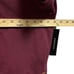 BCBGMAXAZRIA Women's Burgundy Quarter-Zip Pullover Sweater Size Large