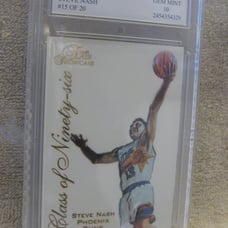 1996-97 FLAIR SHOWCASE #15 STEVE NASH RC CLASS OF '96 PHOENIX SUNS ROOKIE graded