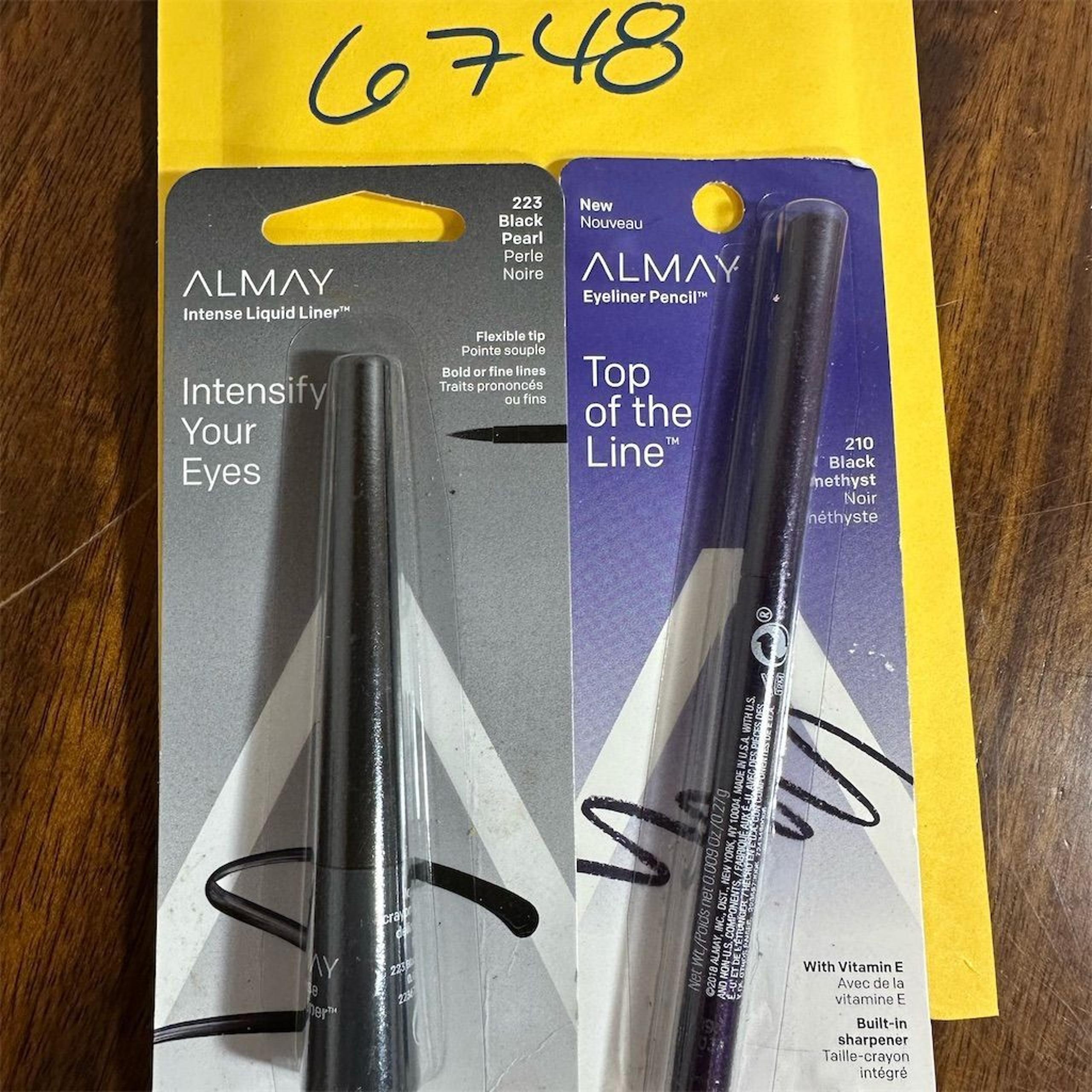 Almay Eyeliner Duo Set Black Liquid & Pencil
