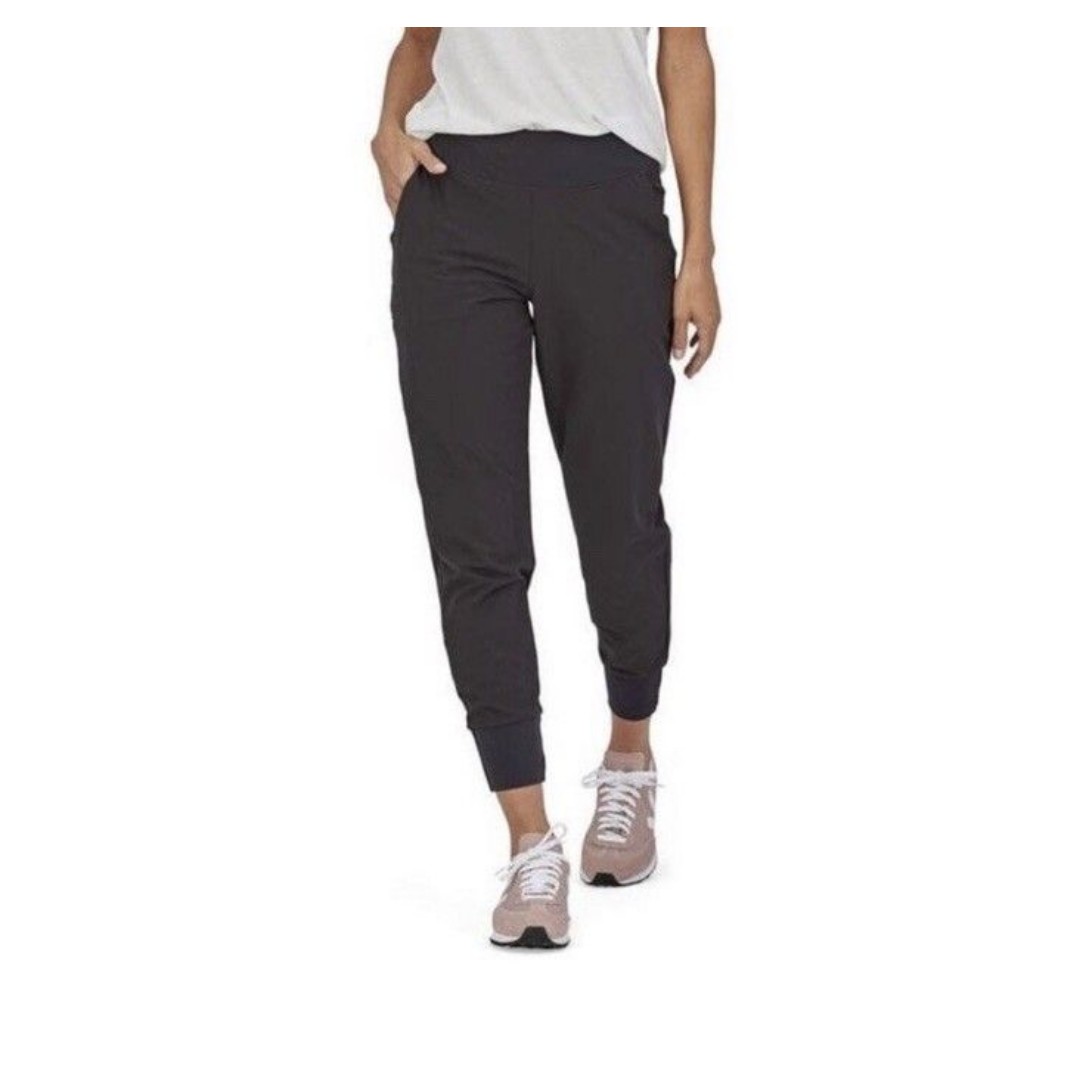 Patagonia Women’s Black Lined Happy Hike Studio Jogger Pants Size L Outdoor