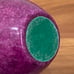 Vintage Polished Marble Purple Apple Sculpture Paperweight