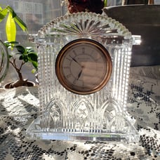 Vintage Waterford crystal clock