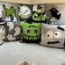 Halloween Beaded Ghost, Frankenstein, Mummy Pillow