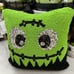 Halloween Beaded Ghost, Frankenstein, Mummy Pillow