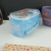 Sanrio Peanuts Charlie Brown Snoopy Lunch Box Container w/ Fork Spoon Set Japan