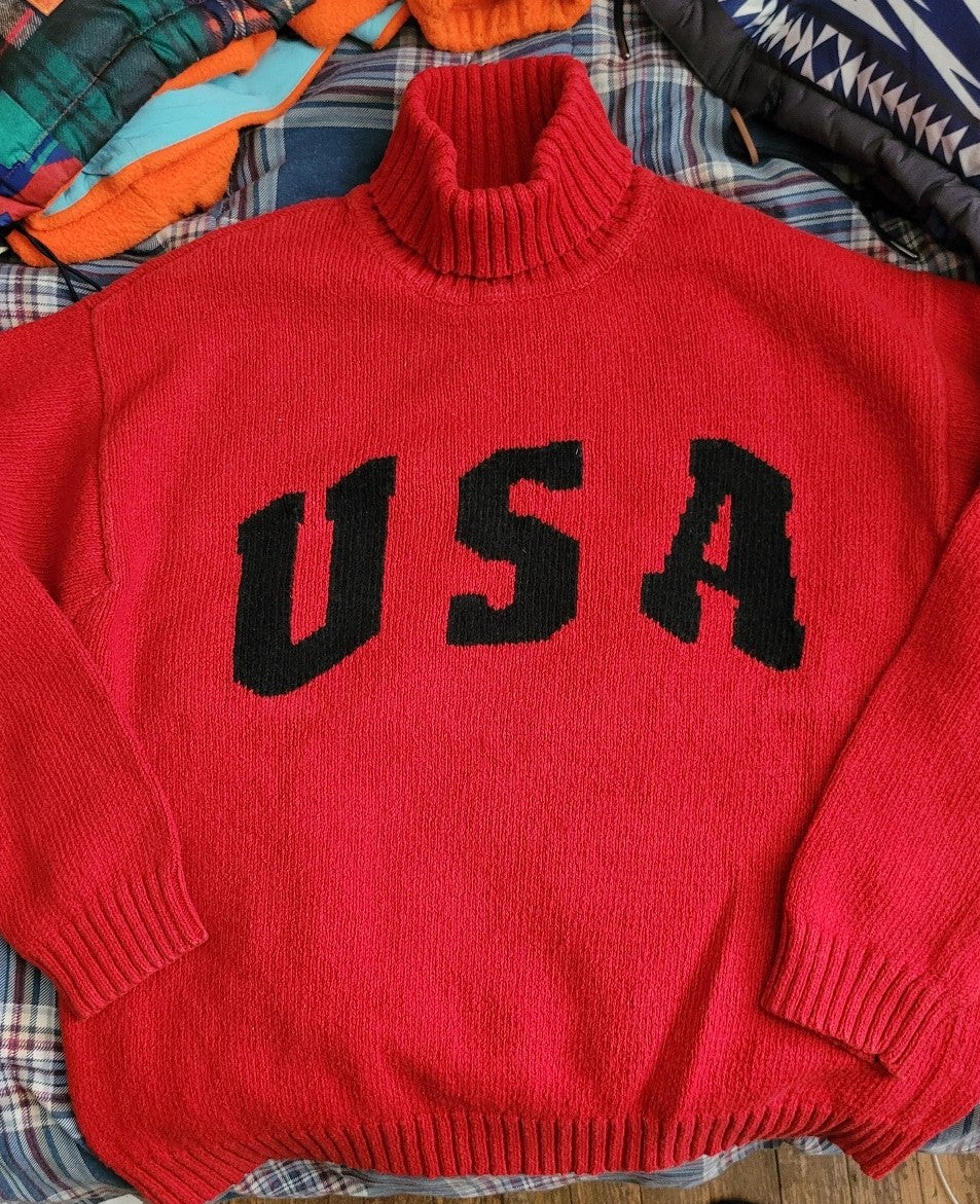 Vintage Ralph Lauren turtleneck knit USA