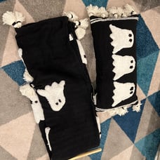 Rachel Zoe Ghost Blanket & Sweet Street Sherpa Ghost Pillow (as seen on Tiktok)