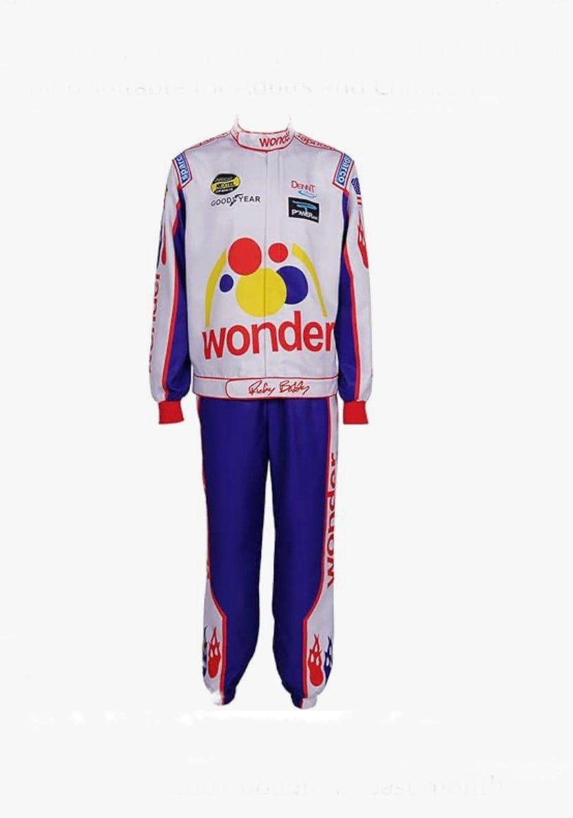 Ricky Bobby Jumpsuit Set Talladega Nights Clothing suitable for Adults S