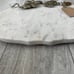 Marble Pumpkin Serving Board Tray with Metal Stern Thanksgiving