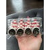 Patriotic American Flag dog high top sneakers