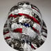 6 Fast full side hard hat, modified version of the American People's flag
