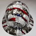 6 Fast full side hard hat, modified version of the American People's flag