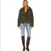 M We The Free Green Oversized Teddy Coat with Plush Material and Wide Collar