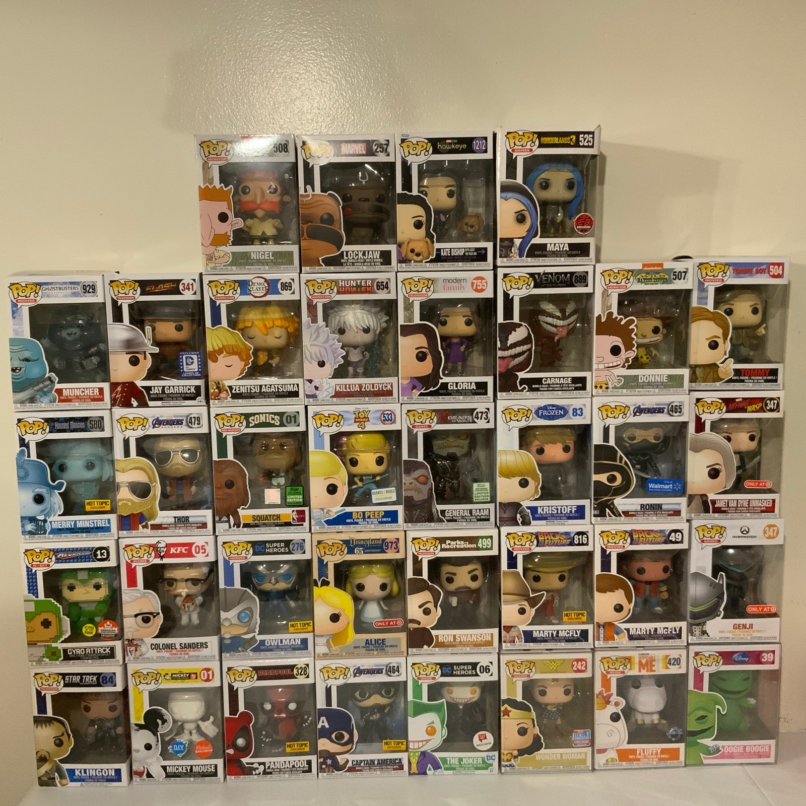 36 Mixed Funko Pop Lot
