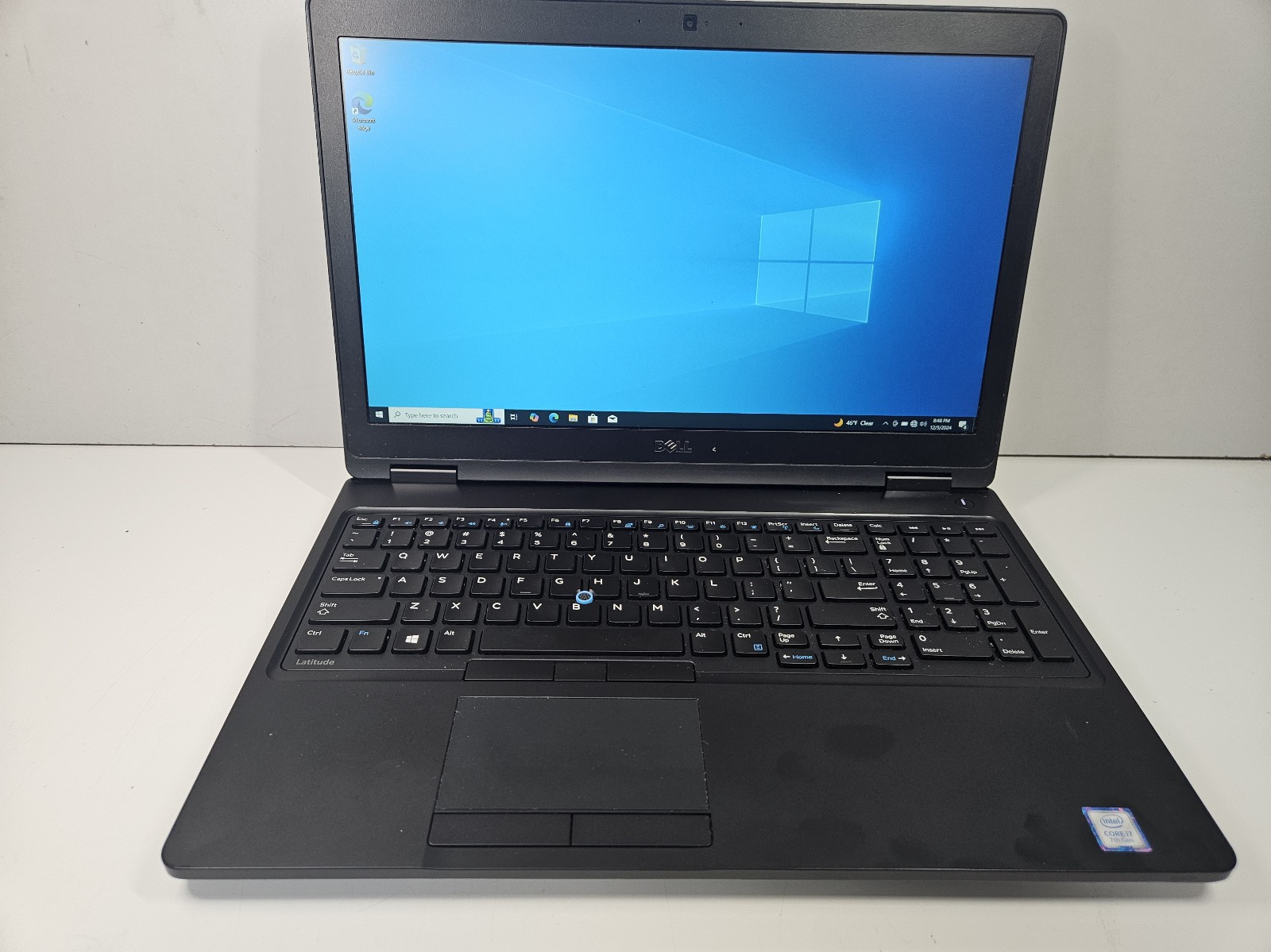 Dell latitude 5591 intecore i7-8850H cpu @ 2.60ghz