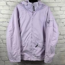 Columbia Core Interchangeable Omni-Tech Waterproof Jacket Breathable Lavender L