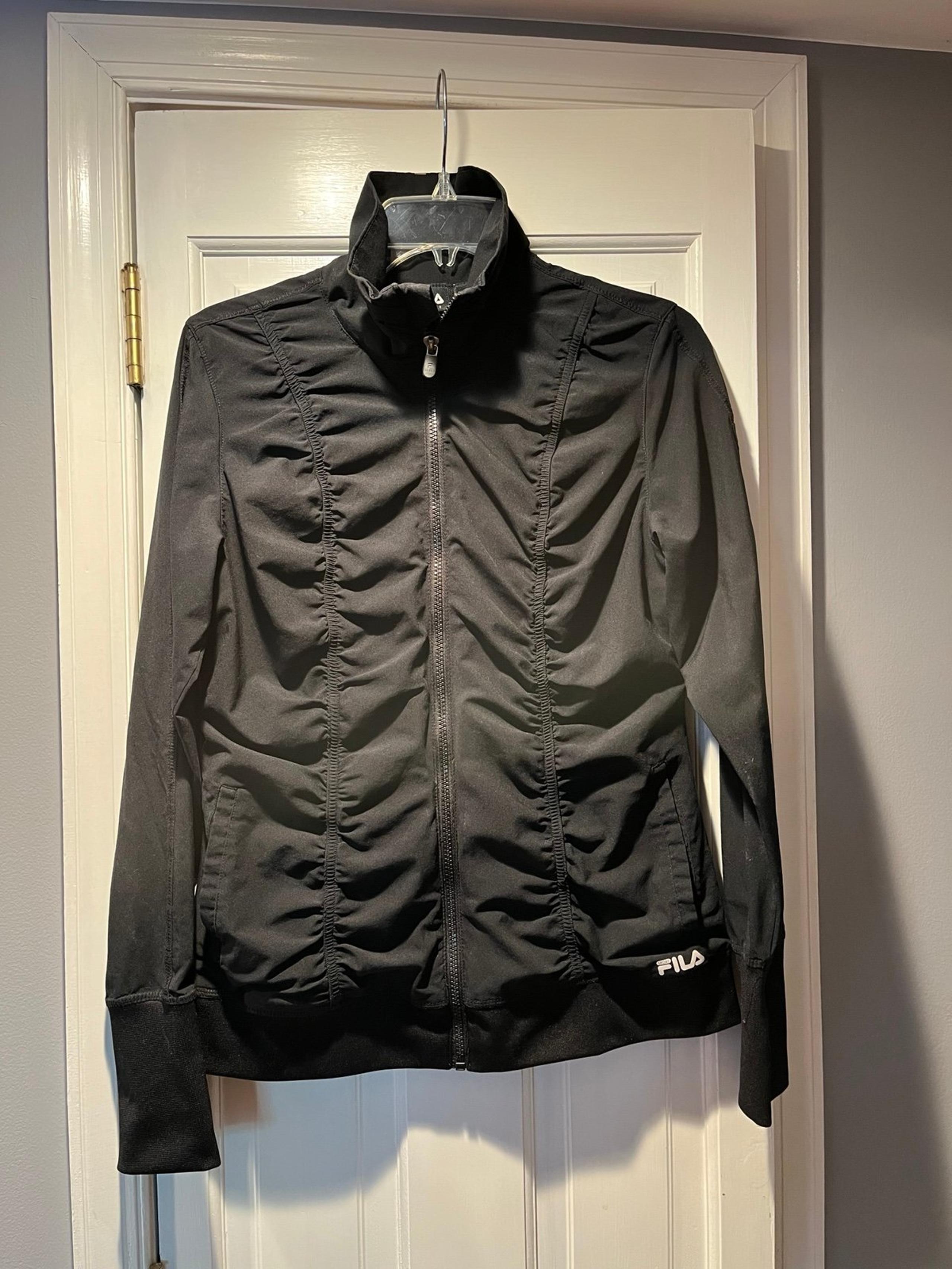 Women’s FILA Sport Black Zipper Jacket Sz M