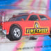 Vtg 1977 Hot Wheels Fire Chief Cruiser #5 Diecast Car Blackwall Hong Kong SEALED