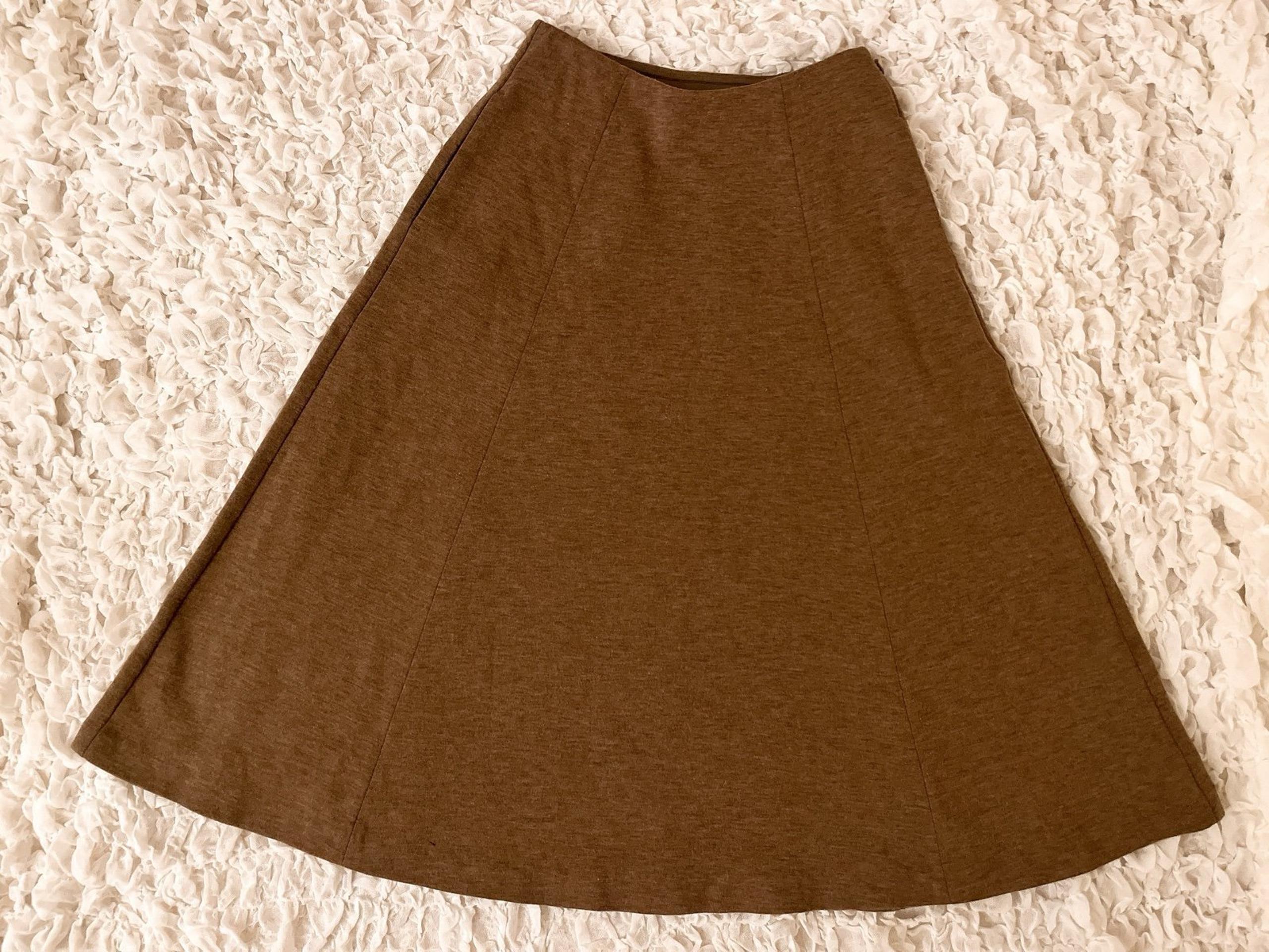 UNIQLO Wool-blend Jersey Voluminous Skirt S