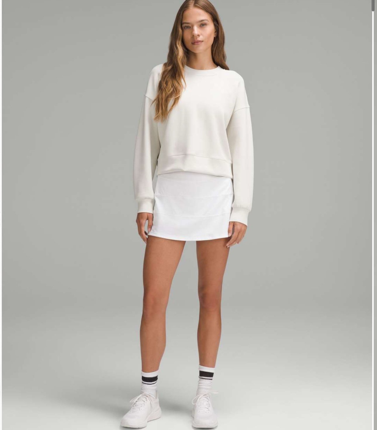 Lululemon Athletica Softstreme perfectly Oversized Cropped sweater