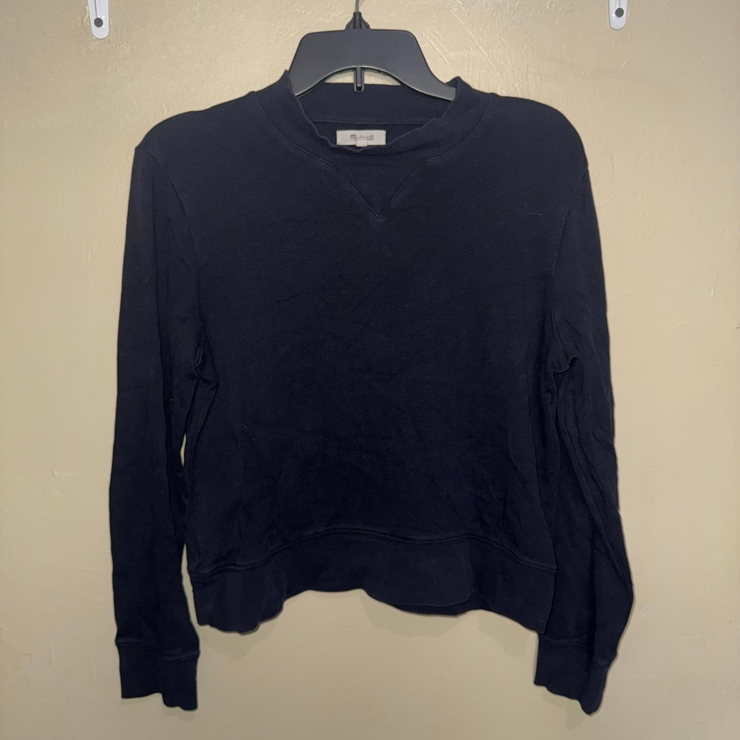 Madewell long sleeve black sweater/top