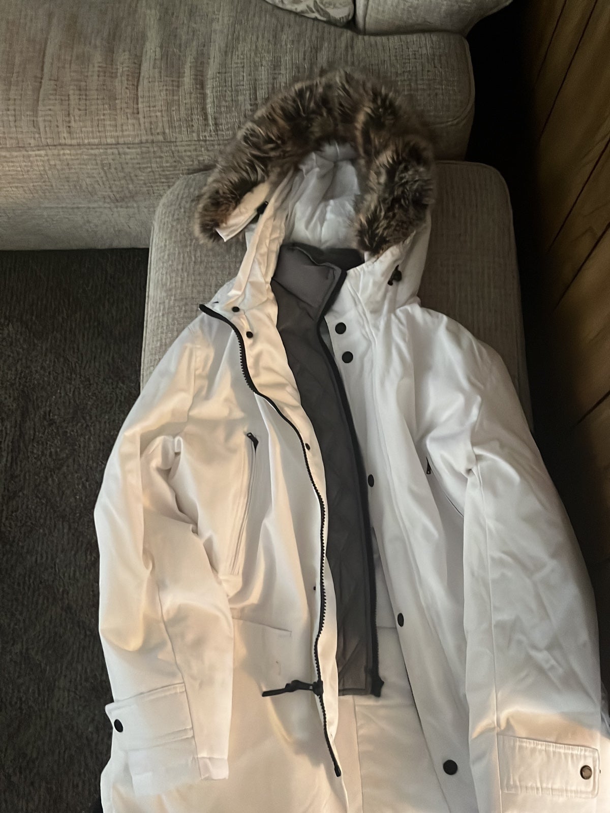 Micheal Kors White Men Winter Jacket
