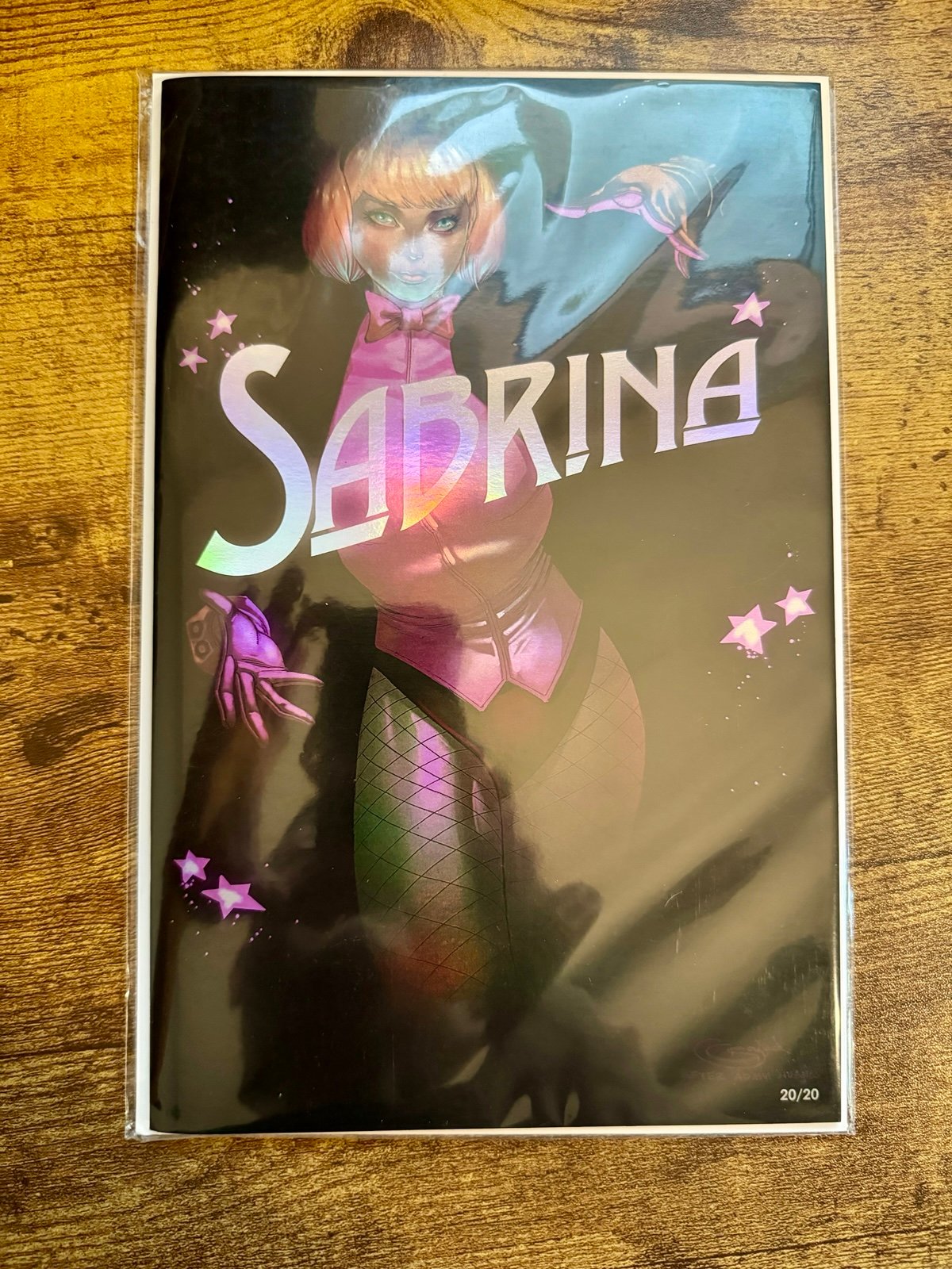 Sabrina Teenage Witch Vs Wicked Trinity #1 2023 FOIL Refractor Comic Book 20/20