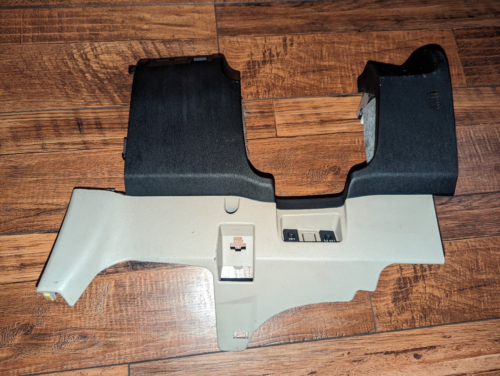 OEM 2004-2009 Toyota Prius Lower Steering Dash Trim Bezel Panel Black Tan Beige