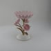 New Pink Gold Metal Flower 3-Wick Candle Pedestal Bath & Body Works Spring