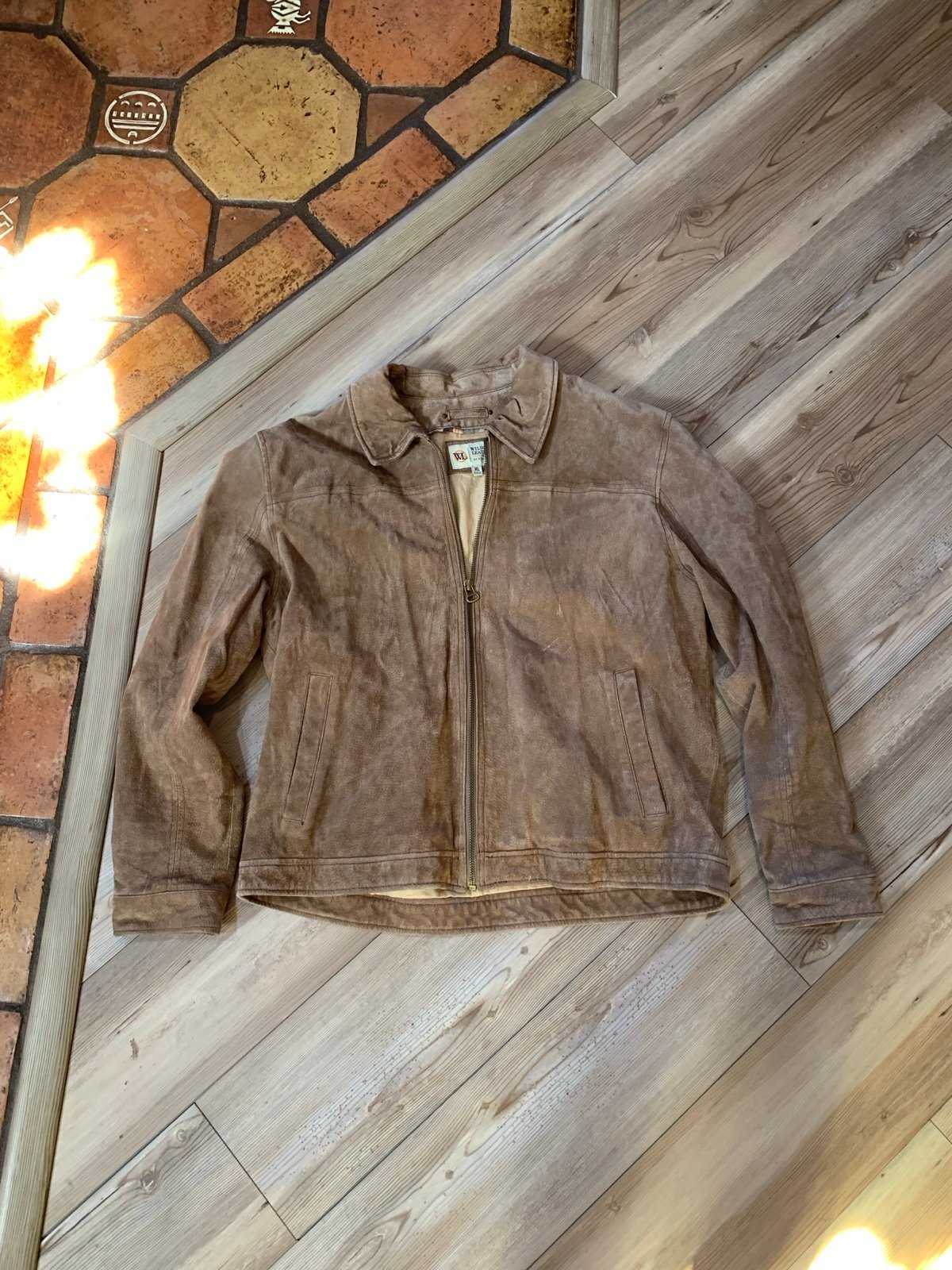 Vintage Wilson’s leather brown bomber jacket men’s XL