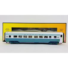 MTH Rail King Santa Fe Blue Goose 60' Streamlined Coach Car 30-67873 LN