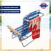 Beach Chair Aluminum, Red, White, and Blue Stripe