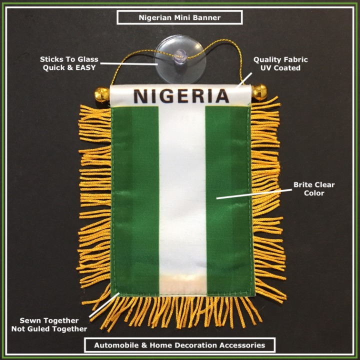 Nigeria Nigerian flag Wholesale 10pc pac