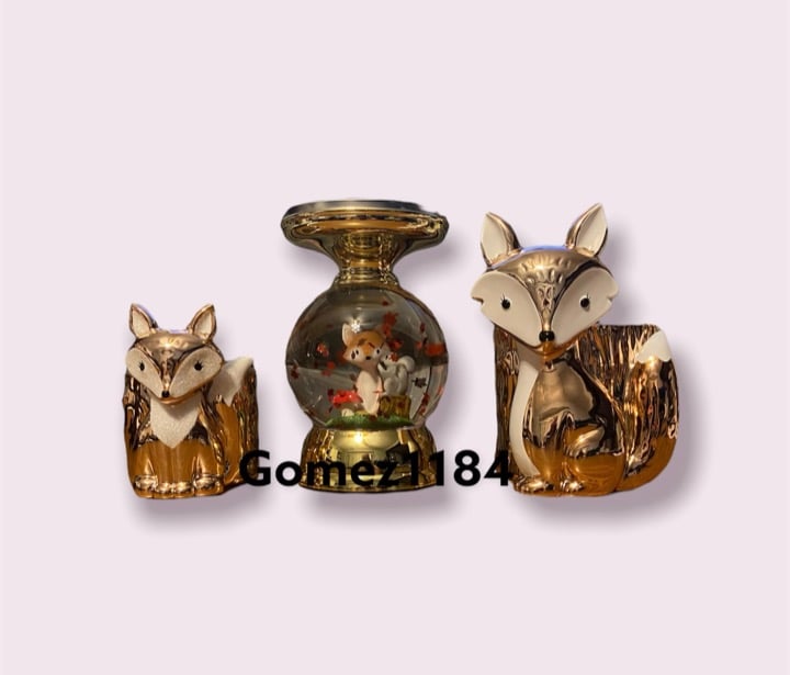 Bath & body works fox decor bundle