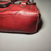 Vintage Y2K Rare Bellerose Red Leather Shoulder Buckle Flap Purse Bag soho