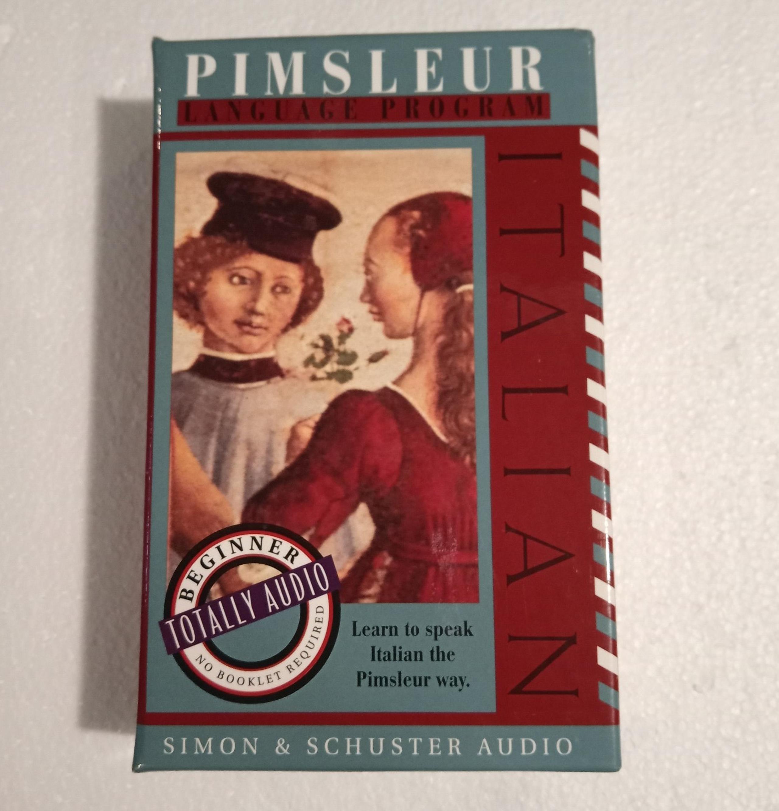PIMSTEUR ITALIAN BASIC LANGUAGE PROGRAM by Paul Pimsteur 4 Audio Cassettes NEW
