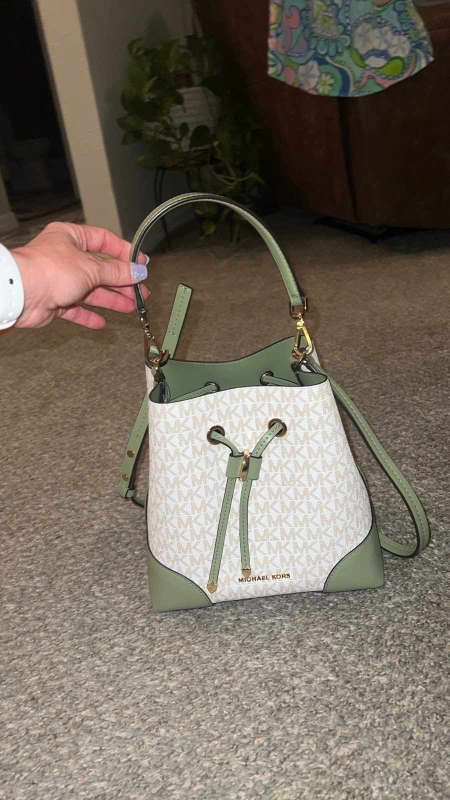 Michael Kors small bucket bag