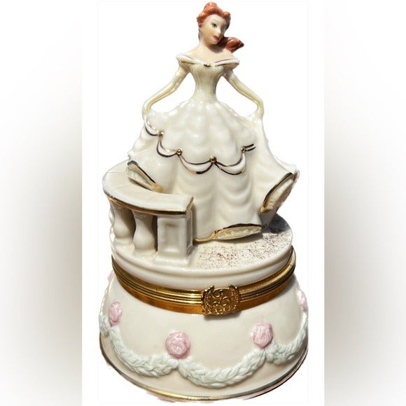 LENOX Disney Beauty and The Beast Belle Treasure Box