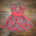 NWT Janie and Jack HOLIDAY 2-piece Red plaid party dress W/ Bloomer 18-24 Months