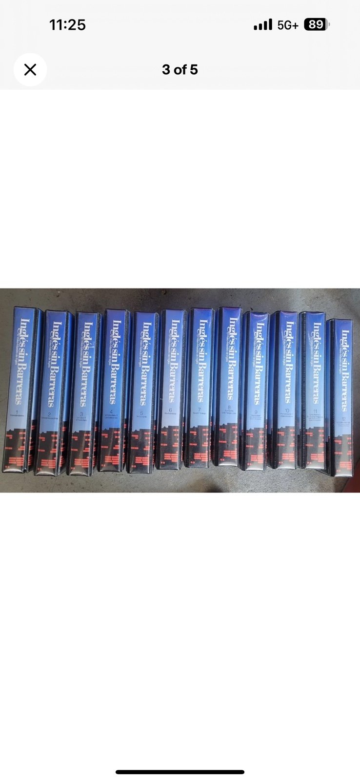 Ingles Sin Barreras Self Teach Course Material Espapñol Para Ingles 1 -12 Vol