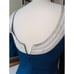 FB2 Lilly Pulitzer Valli Embroidered Soutache Slip Dress Navy Blue Size 0 2 Gold