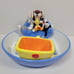 Warner Brothers Studio Store Looney Tunes TV Chip Dip Bowl Plate Couch Bugs Taz