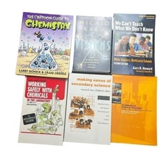 Chemistry Teacher Book Lot Visions Dilemmas Working Safely Making Sense Cartoon