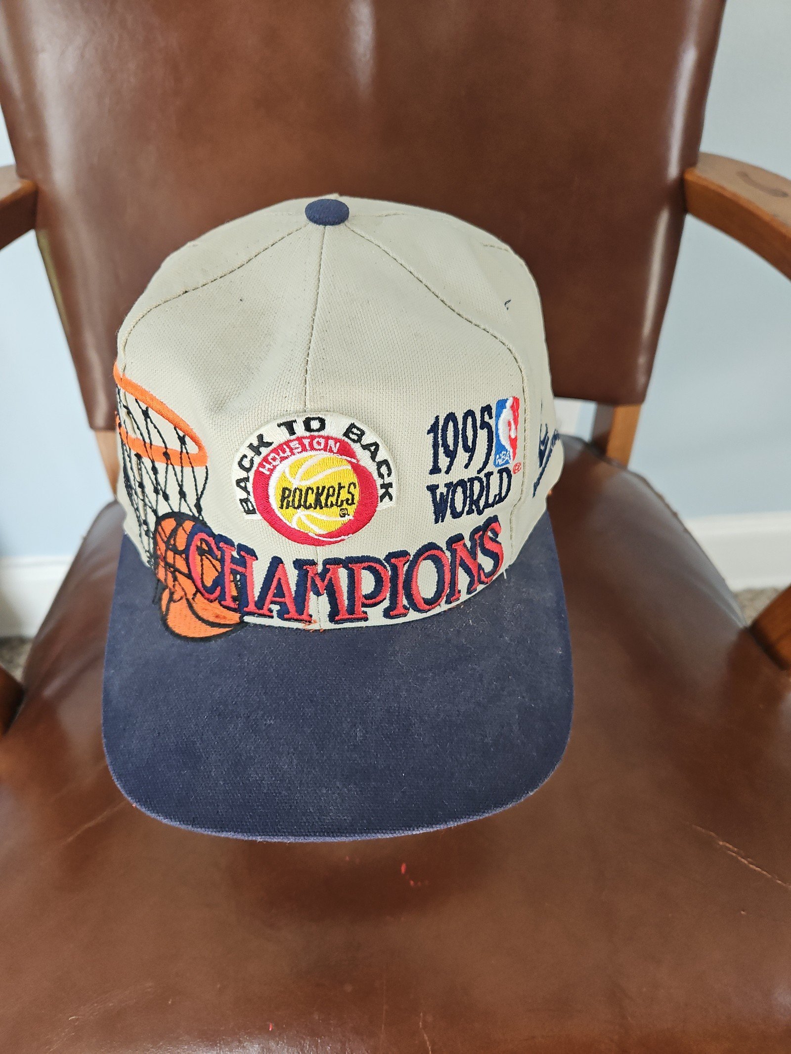 1995 Houston Rockets Championship Cap