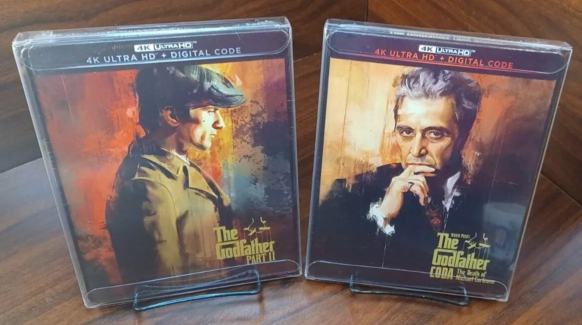 The Godfather 2+3 4K Steelbooks [4K] w/PROTECTIVE SLEEVES-NEW-Free Box SHIPPING!