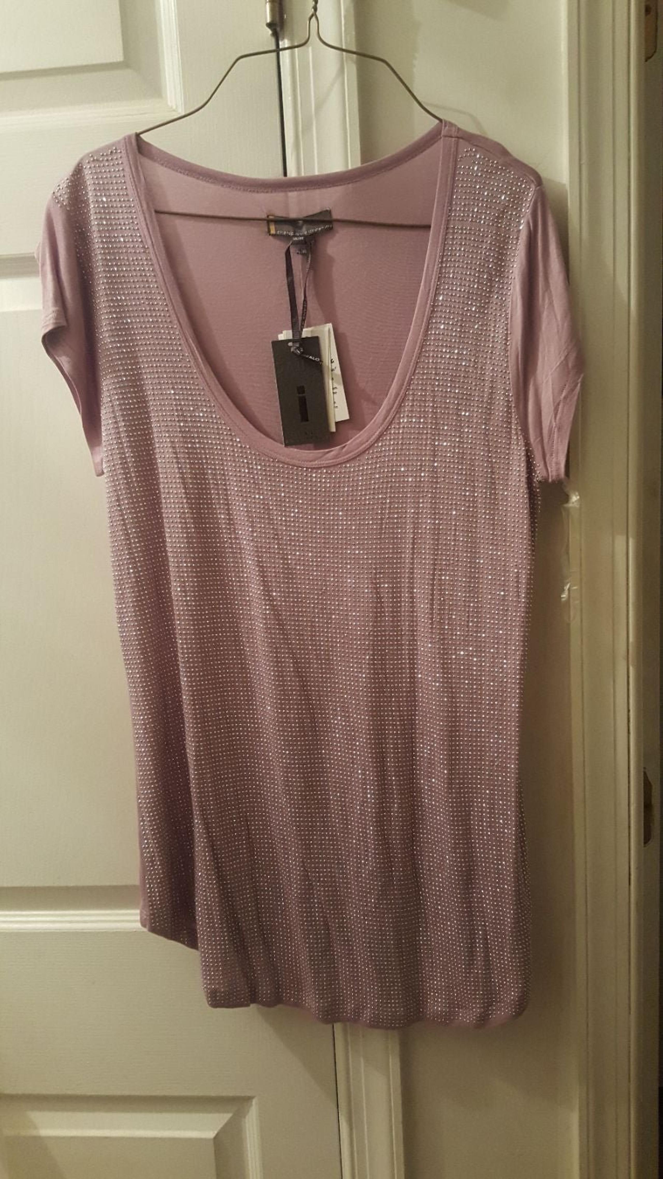 NEW "i  jeans by Buffalo" PINK T-SHIRT SZ 8-10