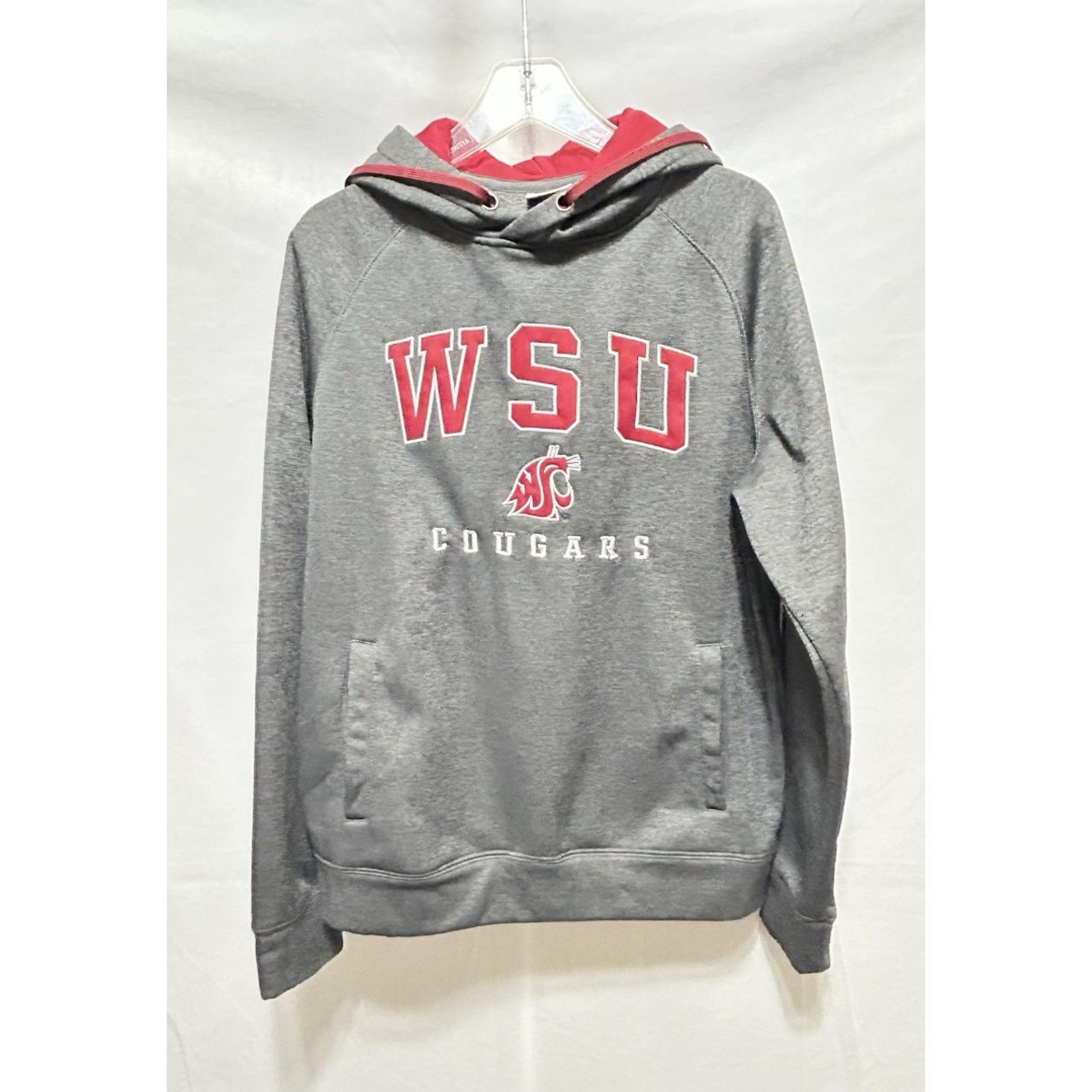Washington State WSU Cougars Unisex M Hooded Long Sleeve Drawstring Sweatshirt - Stadium Athletics