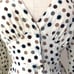 Utban outfitters tan and polka dot button top